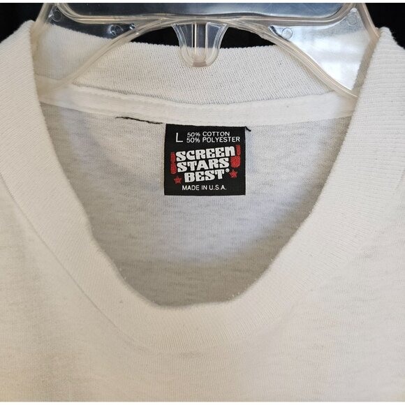 John Wayne - Rooster Coghburn Mens T Shirt Size L Screen Stars Best - Picture 3 of 4